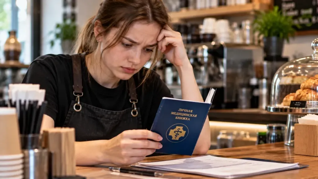 В Шелехове девушку осудили за поддельную медкнижку для кофейни